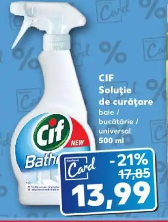 Kaufland CIF Soluţie de curăţare Ofertă