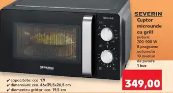 Kaufland SEVERIN Cuptor microunde cu grill Ofertă