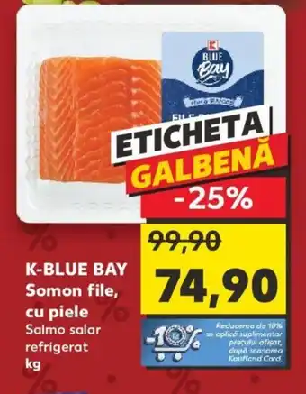 Kaufland K-BLUE BAY Somon file, cu piele Ofertă