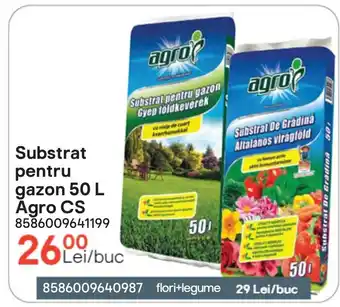 Substrat pentru gazon 50 L Agro CS