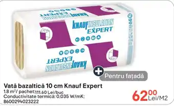 Vată bazaltică 10 cm Knauf Expert