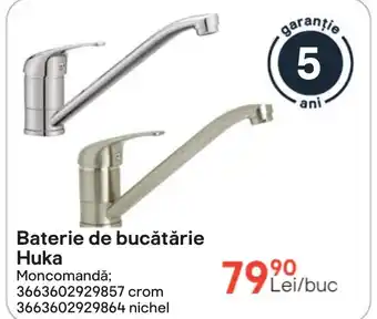 Brico Depôt Baterie de bucătărie Huka Ofertă