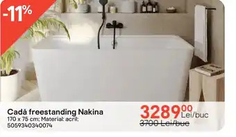 Brico Depôt Cadă freestanding Nakina Ofertă