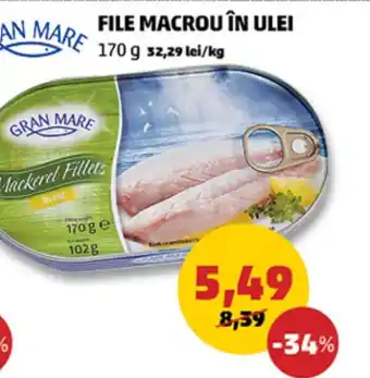 Penny FILE MACROU ÎN ULEI Ofertă