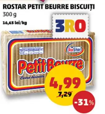 Penny ROSTAR PETIT BEURRE BISCUITI 300 g Ofertă