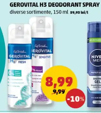 Penny GEROVITAL H3 DEODORANT SPRAY Ofertă