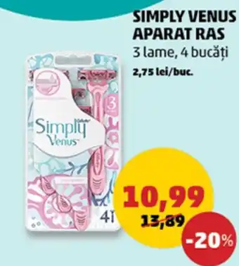 Penny SIMPLY VENUS APARAT RAS Ofertă