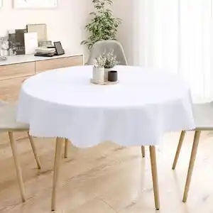 Favi Goldea față de masă teflonată - albă - rotundă Ø 140 cm Ofertă