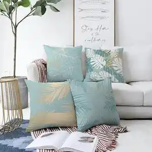 Favi Set 4 fețe de pernă Minimalist Cushion Covers Lagoon, 55 x 55 cm Ofertă