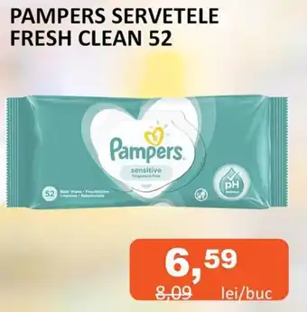 PAMPERS SERVETELE FRESH CLEAN 52