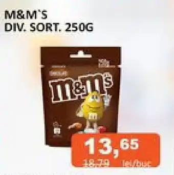 M&M'S DIV. SORT. 250G