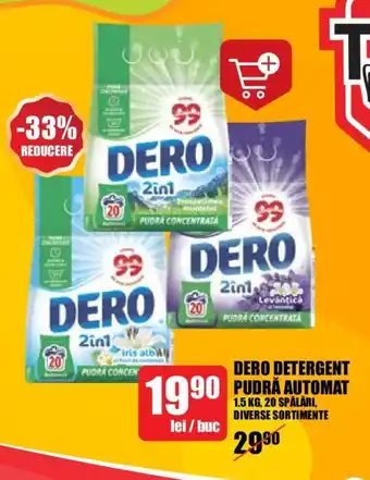 Auchan DERO DETERGENT PUDRA AUTOMAT Ofertă