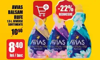 Auchan AVIAS BALSAM RUFE 1.5L Ofertă