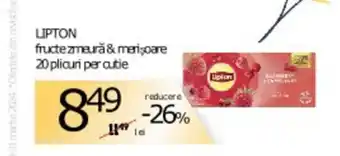 LIPTON fructe zmeură & merisoare