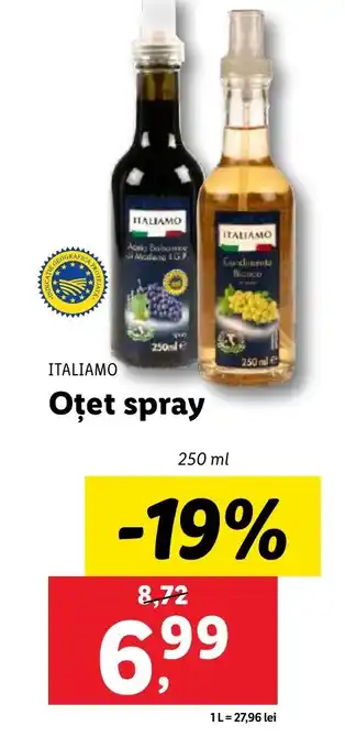 Lidl ITALIAMO Oțet spray Ofertă