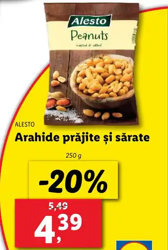 Lidl ALESTO Arahide prăjite și sărate Ofertă