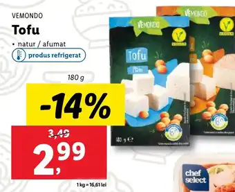 Lidl VEMONDO Tofu Ofertă