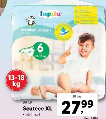Lidl LUPILU Scutece XL Ofertă