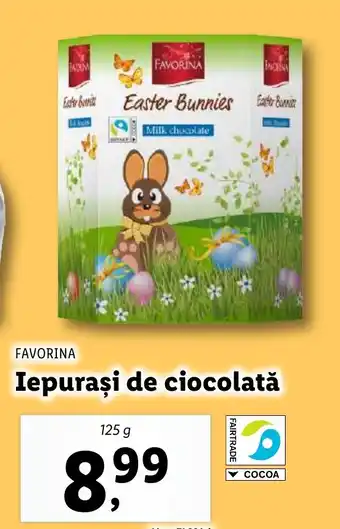Lidl FAVORINA Iepuraşi de ciocolată Ofertă