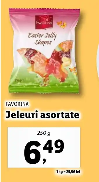 Lidl FAVORINA Jeleuri asortate Ofertă