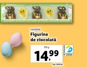 Lidl FAVORINA Figurine de ciocolată Ofertă