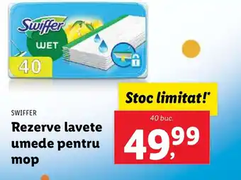 Lidl SWIFFER Rezerve lavete umede pentru mop Ofertă