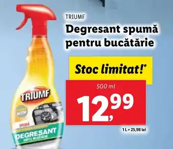 Lidl TRIUMF Degresant spumă pentru bucătărie Ofertă