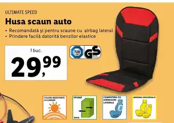Lidl ULTIMATE SPEED Husa scaun auto Ofertă
