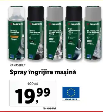 Lidl PARKSIDE® Spray îngrijire mașină Ofertă