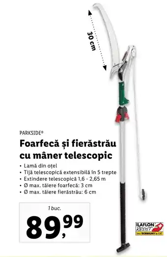 Lidl PARKSIDE® Foarfecă şi fierăstrău cu mâner telescopic Ofertă