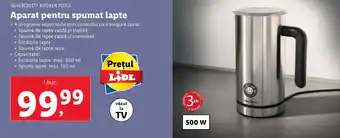 Lidl SILVERCREST® KITCHEN TOOLS Aparat pentru spumat lapte Ofertă