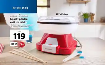 Lidl SILVERCREST® KITCHEN TOOLS Aparat pentru vată de zahăr Ofertă
