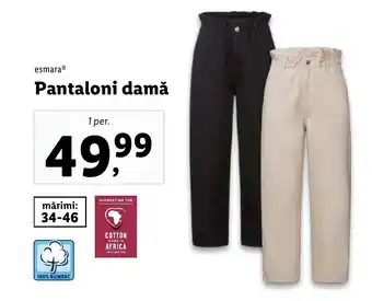 Lidl esmaraⓇ Pantaloni damă Ofertă