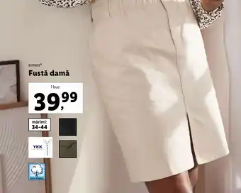 Lidl esmaraⓇ Fustă damă Ofertă