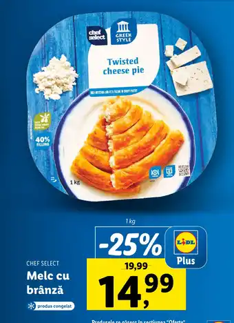 Lidl CHEF SELECT Melc cu brânză Ofertă