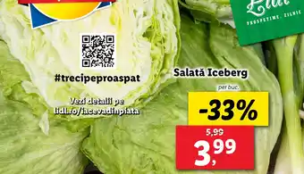 Lidl Salată Iceberg Ofertă