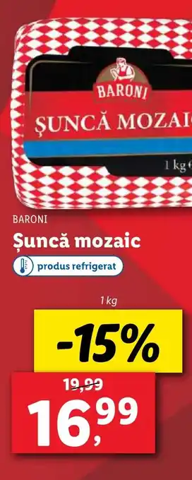 Lidl BARONI Şuncă mozaic Ofertă