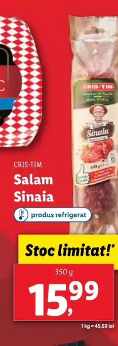 Lidl CRIS-TIM Salam Sinaia Ofertă