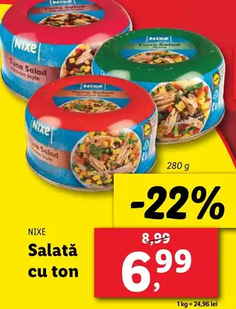 Lidl NIXE Salată cu ton Ofertă