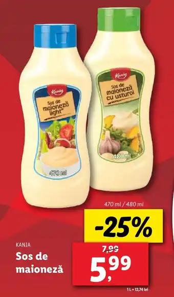 Lidl ΚΑΝΙΑ Sos de maioneză Ofertă
