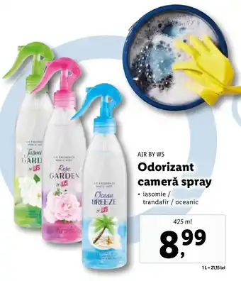 Lidl AIR BY W5 Odorizant cameră spray Ofertă