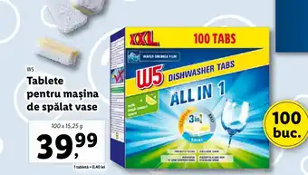 Lidl W5 Tablete pentru maşina de spălat vase Ofertă