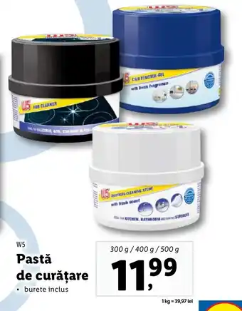 Lidl W5 Pastă de curățare Ofertă