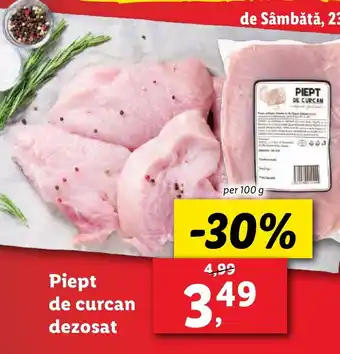 Lidl Piept de curcan dezosat Ofertă