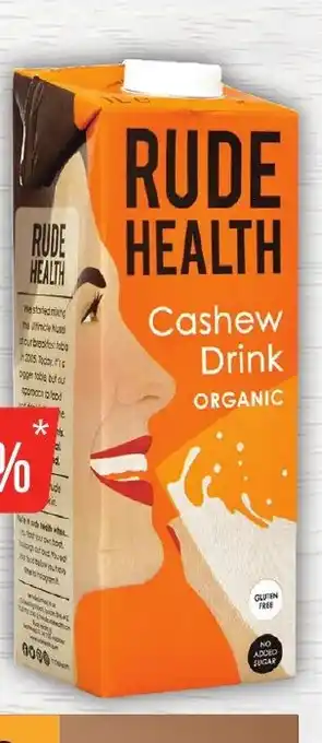 Mega Image RUDE HEALTH BĂUTURĂ, BIO, DIN CAJU, 1L Ofertă