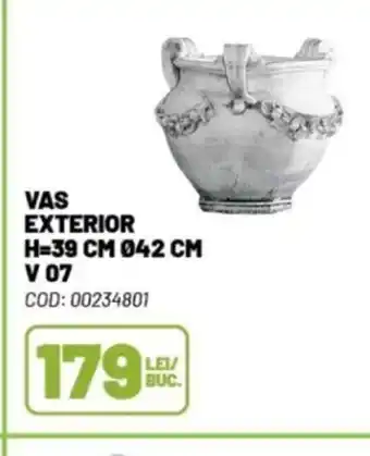 Ambient VAS EXTERIOR H=39 CM 042 CM V 07 Ofertă