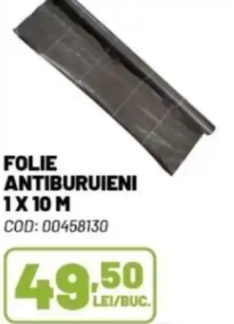 FOLIE ANTIBURUIENI 1 X 10 M