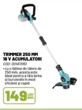 Ambient TRIMMER 250 MM 18 V ACUMULATORI Ofertă