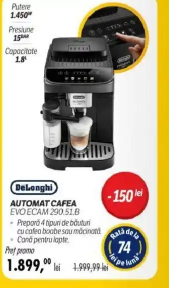 DeLonghi AUTOMAT CAFEA EVO ECAM 290.51.B