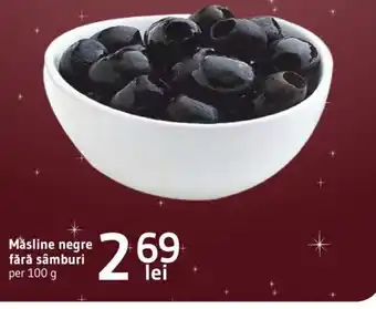 Supeco Măsline negre fără sâmburi Ofertă